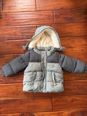 H&M Baby Jacket in Dark Gray and Light Gray